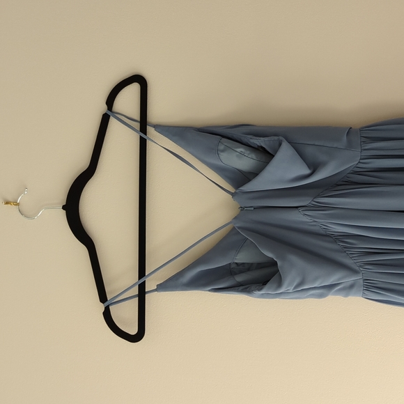 Blue Bill Levkoff Bridesmaid Dress - Picture 3 of 4